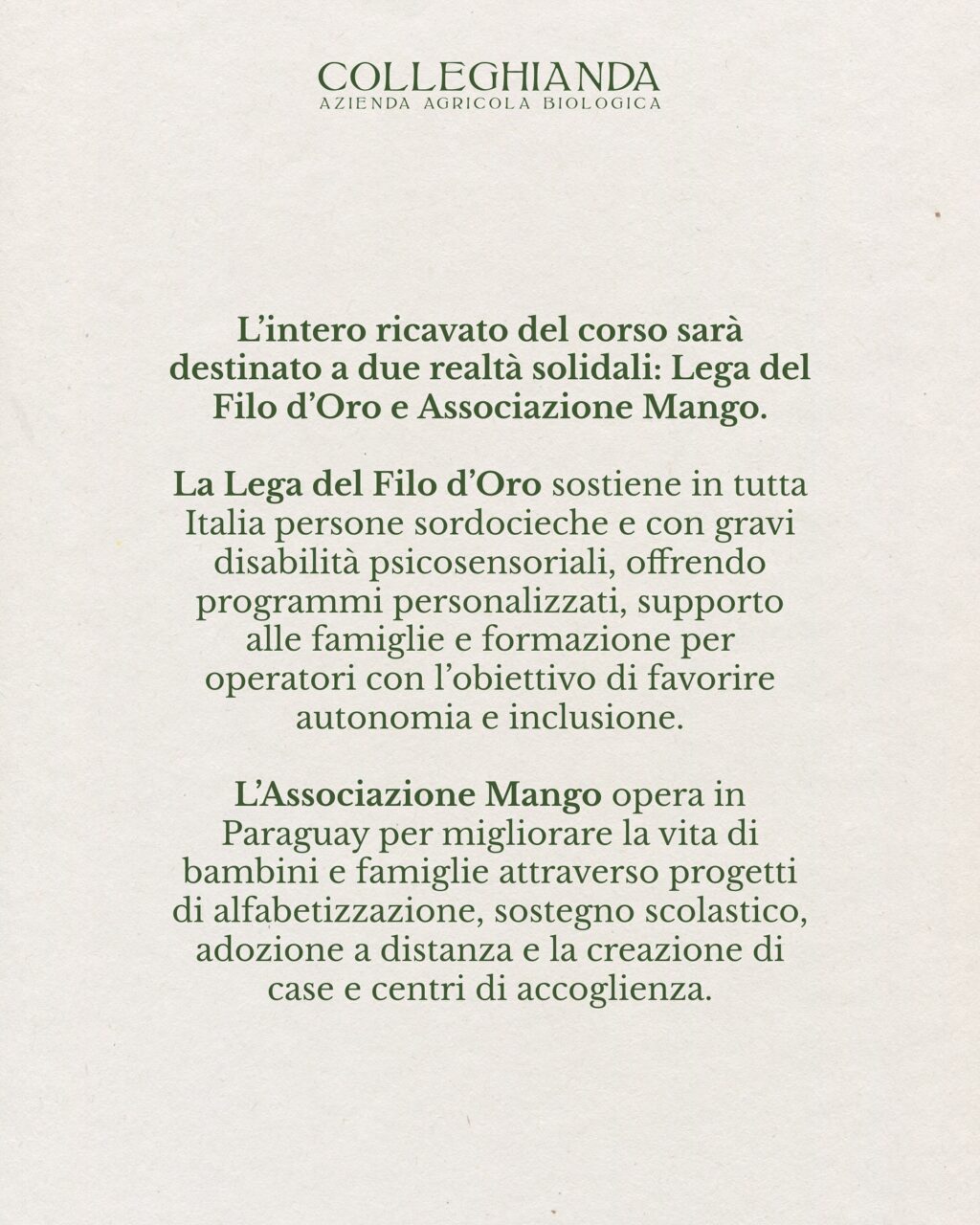 Instagram post from colleghianda. This post is in position 3.